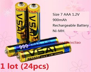 24 pezzi 1 lotto Taglia 7 Batteria ricaricabile NiMH da 1 2 V 900 mAh 1 batterie Ni MH da 2 Volt 253y8700144