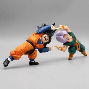 Action Figures Toy 10cm Z Gotenks Trunks Corpo combinato Anime Action Figures PVC Collection Model Toys per bambini Regali di compleanno