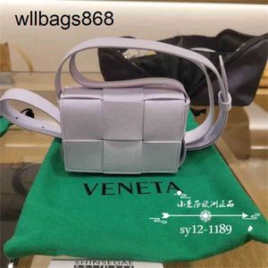 Bottegvenetas Cassette Baodiejia Designer Bag Borse Mini Six Grid Matte One spalla cuscino piccolo quadrato in pelle E0xh