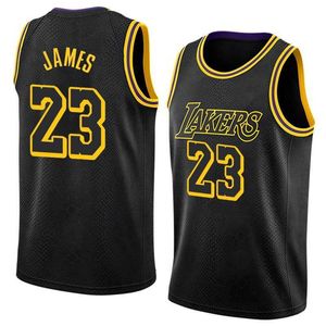 2023 Новая баскетбольная верхняя одежда Lakers 23, мужская тренировочная майка из джерси