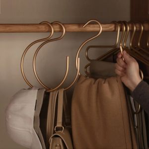 Rails 5st Sophape Hooks Aluminium Alloy Bedroom Kitchen Multifunktionell hängande krokklåshållare Pants Hatts Hängande förvaringshängare