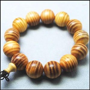 Pulseira 1pc Men Bracelets Natural Africano Wooden Plant Seeds Poadas jóias boas para você fazer qualidade de festa 18mm