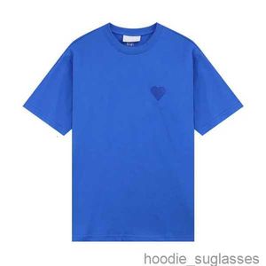 Amishirt Designer Mens Women France Luxury t Shirt Fashion A Heart Pattern Casual Tshirts Tees Man Clothing Short Sleeve Amisweater Amiclothing BOTHK