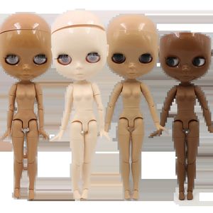 DBS blyth doll joint body bjd toy without makeup shiny face for cutom doll DIY anime girls 240304