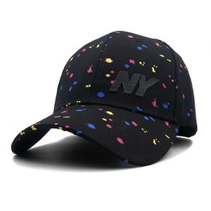 Nowe swobodne czapki baseballowe Hasbback Hats Men Men NY NY Haft hokej czapka do gorras print graffiti unisex cap3233