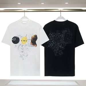 2024 New Mens T Shirts 여름 남자 티셔츠 짧은 슬리브 탑 디자이너 티 프린트 패션 셔츠 남자 Tshirts 의류 크기 S-XL#449