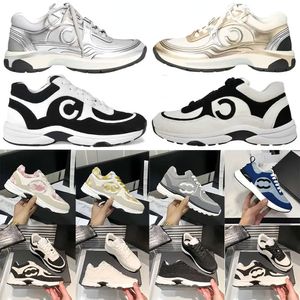 2024new Designer Shoes Mens Running Channel Shoes Sneakers Женщины спортивные обувь отражающие кроссовки Женщины с кружевными спортивными обувь повседневные тренеры