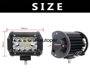 Araba far ampulü çalışma ışık çubuğu LED moto 6000k sis spot ışıkları 12v 60w spot ışığı motosikletler yardımcı lamba araba aksesuarları car1791918