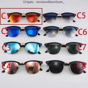 1. Mens Rey Ban Promienie desinger zakazuje Wayfarer 54 mm spolaryzowane okulary przeciwsłoneczne spolaryzowane damskie czarne soczewki słoneczne okulary żeńskie męskie zielone prostokąt rkyl