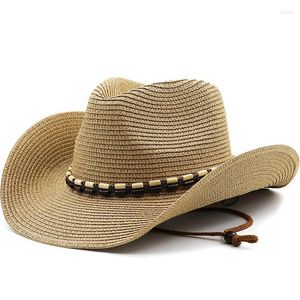 Береты, летняя ковбойская женская соломенная шляпа, панамы, солнцезащитный козырек с защитой от ультрафиолета, приморские пляжные мужские шляпы