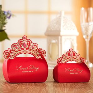زفاف مفضلات الصناديق الحلوى صناديق هدايا زهرة الرومانسية.