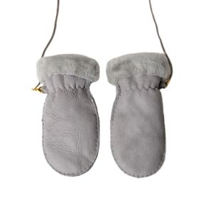 Детские перчатки Меховые кожаные перчатки овчинные меховые варежки детские митенки зимние теплые детские для девочек и мальчиков263B