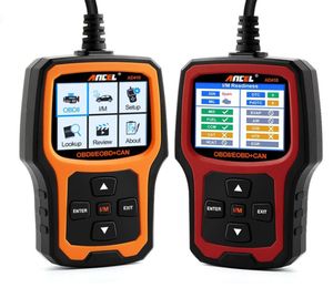 Ad410 ferramenta de diagnóstico do carro obd2 obdii scanner automotivo leitor código falha do motor ferramentas verificação suporta multilínguas5948144