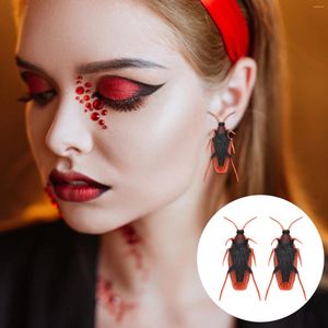 Stud Earrings Jewlery For Women Simulated Cockroach Teen Girls Minimalist Piercing Studs Trendy