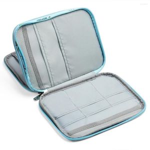 Sacos de armazenamento vazios ganchos de crochê bolsa saco kit de tricô caso organizador para agulhas tesoura régua acessórios de costura