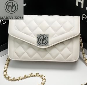 Najlepsze torby sacoche luksusy designerskie kobiety torba niestandardowa marka torebka damska skórzana złota łańcuch crossbody czarny biały niebieski różowy bydło torby cc mąż Koss