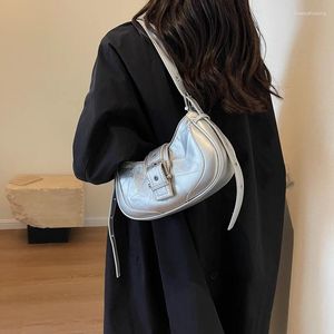 Taschen Sier Leder Abend PU Crossbody für Frauen Designer koreanische Mode -Unterarm -Umhängetasche weiblich 74