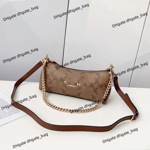 Bolsa de luxo Designer Bag New C-Family Womens Tote Classic Old Flower Chain Law Stick Underarm Bag Portátil Um Ombro Crossbody Mahjong Bag