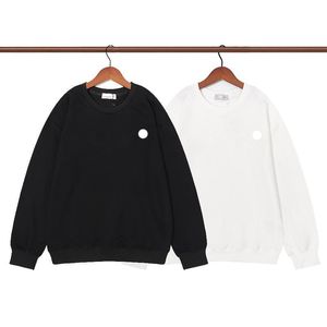 Designer Jumper M Sweatshirt Terry Cotton broderade lapp broderade bokstäver på framsidan 100% bomull långärmad rund hals tröja män kvinnor kläder