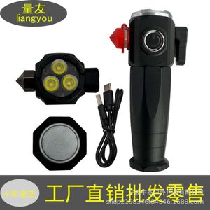 Industrial USB Charging Strong Light Zoom Aluminum Alloy LED Mini Flashlight 710420