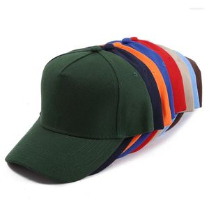 Bollkåpor enkel vuxen baseball mössa utomhus sport justerbar klassisk snapback strand solskad fast färg sol hatt unisex