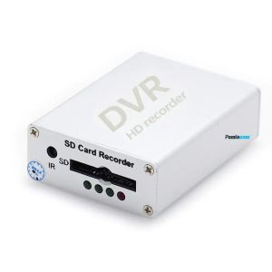 Snabb leverera ny 1CH MINI DVR Support SD-kort i realtid HD 1-kanal CCTV DVR Video Recorder Board Video Compression Color White