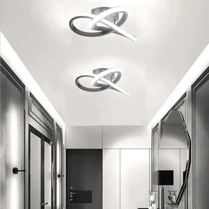 Taklampor Spiral Design Modern LED-lampan 22W Belysningsarmaturer 3000K-6000K Lamp för hallens sovrumskök