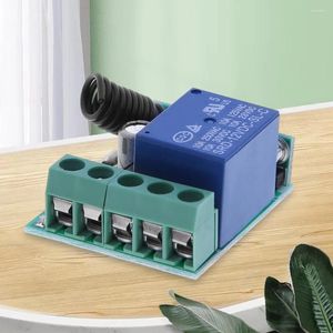 Smart Home Control 433MHz Wireless Remote Gate Switch Relämottagare 1ch Controller för LED Garagedörr