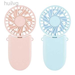 Electric Fans Portable Hanging Neck Mini Fan Summer Cooler Small Handheld Cooling USB Rechargeable for Home Travel Office 240316