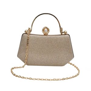 Mode Frauen Abend Tasche Marke Party Bankett Glitter Für Damen Hochzeit Kupplungen Handtasche Schulter Kette Bolsas Mujer 240301