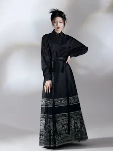 Kjolar klänning kjol dejting fritid traditionell kvinnor avslappnad kinesisk stil fashionabla häst makade ljus lång universell