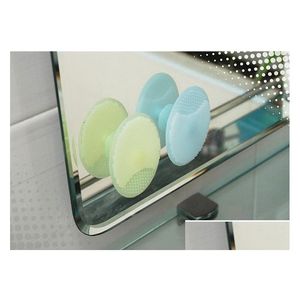 Altro trucco Sile Wash Pad Comedone Viso Esfoliante Spazzole per la pulizia Spazzola per la cura della pelle del viso Strumento per il trucco di bellezza Consegna a goccia Salute Dhpce