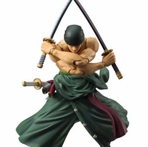 ANIME One Piece Roronoa Zoro Statua Battle Version Collezione di modelli di azione in PVC Cool Stunt Figure Toy 18cm6213781