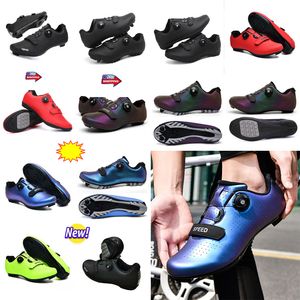 MTBQ Cyqcling Shoes Men Sports Dirt Roaed Bike Shoes Flat Speed ​​Cycling Sneakers Flats Mountain Bicycle Footwear Spd Cleats Shoes Gai Gai