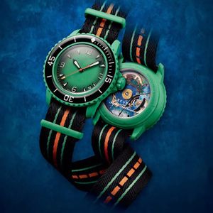 Ocean Watch Биокерамические Автоматические Механические Часы Высокое Качество Полнофункциональные Тихий Океан Антарктический Океан Индийские Часы Дизайнерские Механизмы Мужские Часы Новые
