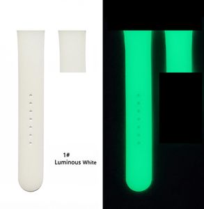 Noctilucent Watch Strap Glow in the Dark Silicone Replacement Shiny Watchband4039425