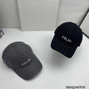 Designer Autumn and Winter New Baseball Bat C Family Embroidered Vertical Pattern Duck Tongue Hat Versatile Fashion Instagram Unisex Hat BBXM BQEW