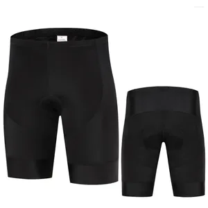 Motorcykelkläder 2024 Team All Black Cycling Bibbs Shorts Mountain Bike Breattable Mens 19d Gel POLLEDSED ROPA CICLISMO BICYCLE BRETELLE PANTS