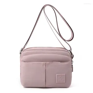 Worki wieczorowe nylonowe damskie torba crossbody mini torebka na ramię trend Wodoodporny telefon