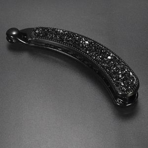 2024 2020 Neue 1pcs Kristall Barrette Accessoires Ressensteine Haarnadel Haare Haar Geschenk Banane Frauen Haarzubehör Haargrip für Strass