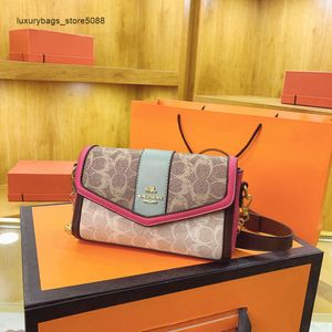 Factory Clearance New Hot Designer Handbag Contrast Color Bag New Fashion Printing Square Chain Shoulder Womens