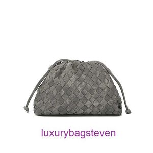 Designer de luxo bottgss ventss bolsa tote sacos loja online 2024 feminino pequeno denim tecer nuvem saco jantar com logotipo real