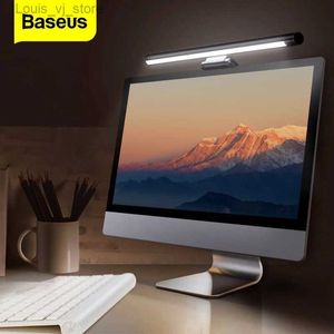 Lâmpadas de mesa Baseus Tela LED Bar Lâmpada de mesa PC Computador Laptop Tela Pendurada Barra de Luz Pro Candeeiro de Mesa Escritório Estudo Luz de Leitura Monitor LCD YQ240316