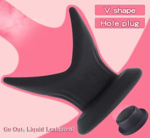 Hollow Anal Cluc Tunnel Buttplug gejowskie zabawki seksualne otwartą wtyczkę bilna anal anal dilatorshowerspeculum Expander dla odbytu masaDouche S2927222