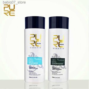 Shampoo Conditioner PURC shampoo and conditioner for straight hair smooth repair womens and mens hair care set 200ml Q240316