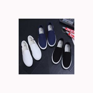 HBP Non-Brand Low Cut Men Sneakers Korean Style Ice Silk Casual Lazy Cloth Summer Dreatble Board Canvas Mens Fashion Shoes