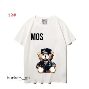 Sunmmer Womens Mens Designers T Shirts Tshirts Fashion Letter Printing Short Sleeve Lady Tees Luxurys Casual Clothes Tops T-shirt Moschinoness 822