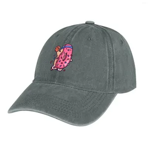 Baskenmützen Pink Dunkin Donut mit Streuseln Cowboyhut Hard Sunhat Sun Men Hats Women's