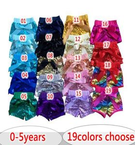 05Y INS Pantaloncini con paillettes per bambini per le ragazze estive Pantaloni corti con fiocco in raso per bambini Pantaloncini boutique per bambini Pantaloni caramelle sopra 1799315