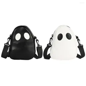 Bag Ghost Funny Leather Shoulder Lovely Fun Devil Fashion Crossbody Handbags Small Portable Messenger Zipper For Travel